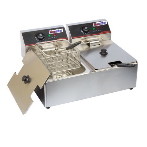 Electric Deep Fryer ( 6+6 LT ) | Machinery Point | Best Price in Indore
